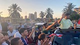استقبال حافل لنجم منتخب مصر محمود صابر بكفر الشيخ  (4)
