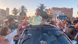 استقبال حافل لنجم منتخب مصر محمود صابر بكفر الشيخ  (8)