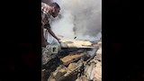 السيطرة على حريق أعلى سطح منزل بشبرا الخيمة (4)