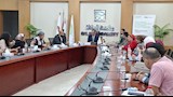 جانب من المؤتمر الصحفي 