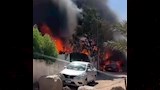 حريق في كامب بدهب 