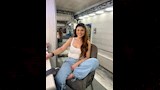 أميرة فتيح في تحضيرات مسلسل الحافي