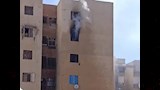حريق بالحي الاماراتي في بورسعيد٤