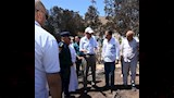 متابعة آثار الحريق