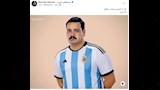مصطفى غريب على فيسبوك يشجع الارجنتين