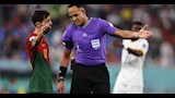 إسماعيل الفتح  مع برناردو سيلفا لاعب منتخب البرتغال