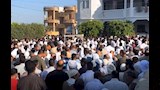 المئات يشيعون جثامين 3 شباب توفوا غرقًا فى البحيرة  (2)