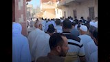المئات يشيعون جثامين 3 شباب توفوا غرقًا فى البحيرة  (4)