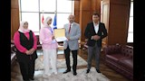تكريم الطالبة شيماء  العاشر على الجمهورية