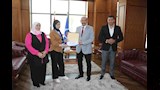 تكريم سملي حمدي الأولى على الدبلومات التجاري 5 سنوات