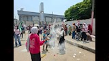 فرحة طلاب الثانوية العامة بالقليوبية بانتهاء الإمتحانات (7)