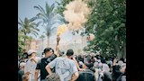 طلاب الثانوية العامة في بورسعيد يحتفلون بانتهاء الامتحانات  (5)