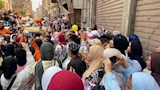 أثناء فرحة الطالبات 
