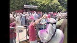 احتفالات طلاب الثانوية العامة بالفيوم بانتهاء الامتحانات