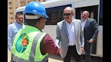 مشرف محطة المياه يستقبل المحافظ 