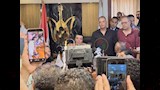 مصطفى كامل خلال عقده المؤتمر الصحفي  (1)