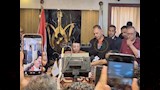 مصطفى كامل من المؤتمر الصحفي بشأن توضيح الفيديو  المنتشر المسئ لأهالي الشرقية (1)