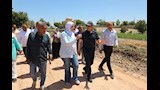 انطلاق أعمال رصف طريق الشراينة في المنيا