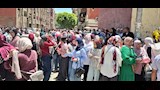 احتفالات طلاب الثانوية العامة بانتهاء الامتحانات بأسيوط  (11)