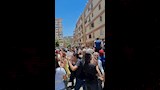 احتفالات طلاب الثانوية العامة بانتهاء الامتحانات بأسيوط  (14)