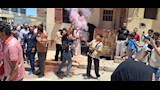 احتفالات طلاب الثانوية العامة بانتهاء الامتحانات بأسيوط  (17)