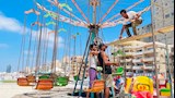 خطر على الأطفال.. إزالة ملاهي بشاطئ النخيل في الإسكندرية - صور
