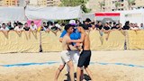  انطلاق بطولة المصارعة الشاطئية على شواطئ الإسكندرية (13)