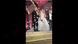 إبراهيم  حسن في حفل زفاف ابنته