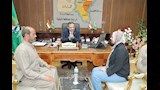 محافظ المنوفية يلتقى الطالبة ندى