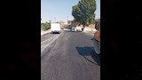 رصف طريق أبو صير بالحوامدية في الجيزة (2)