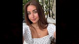هنا الزاهد بفستان بنقشة  البولكا دوت 