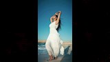 كارولين عزمي بفستان ابيض (1)