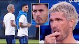 دي بول وباريديس يتناولون الحلوى 