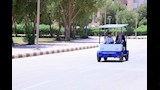 طلاب جامعة سوهاج يبتكرون سيارة كهربائية تعمل بالطاقة الشمسية