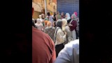 حزن بعض الطالبات عقب امتحان الكيمياء