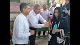 طالبات فاقوس يرتدين الأسود حدادًا على زميلتهن