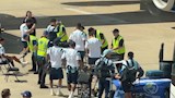 تفتيش مشدد لبعثة منتخب الأرجنتين (1)