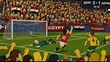 حقيقة توقع مسلسل "The Simpsons" نتيجة مباراة مصر وأستراليا في كأس العالم