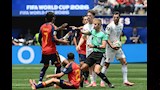 لقطات من مباراة إسبانيا والنمسا (12)