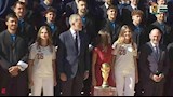 "عائدون بالذهب".. استقبال ملكي لمنتخب إسبانيا في قصر زارزويلا بعد التتويج بالمونديال