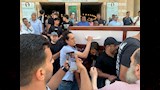 مدحت تيخا حزين في عزاء صديقه أحمد جلال عبدالقوي