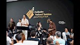 رحمة محسن ونوردو في البروفات