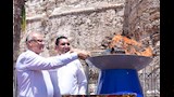 وزير الشباب ومحافظ الإسكندرية يشعلان شعلة البطولة