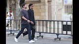 زياد ظاظا في عزاء هاني شنودة