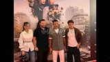 ملك أحمد زاهر وخطيبها يخطفان الأنظار من خلال حضورهم العرض الخاص لفيلم خلي بالك من نفسك (1)