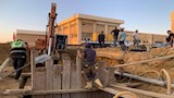 شركة مياه القناة تواصل إصلاح خط الطرد الرئيسي بمحطة مياه فايد   