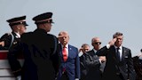 مراسم نقل جثامين عسكريين أمريكيين (1)