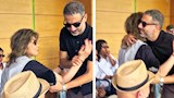 "بحبك يا فيجو".. محمد فراج يقبل يد سماح أنور في مهرجان الدار البيضاء