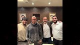 عمرو دياب مع ايمن بهجت ونجله ادهم