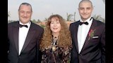 سمية الألفي وزوجها فاروق الفيشاوي وابنها أحمد